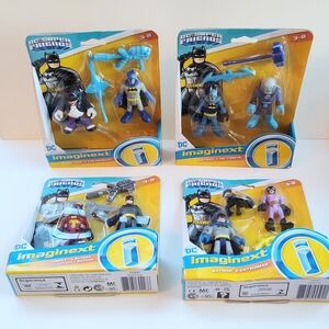NIB Imaginext Batman, The Penguin, Mr. Freeze, Catwoman, & Firefly